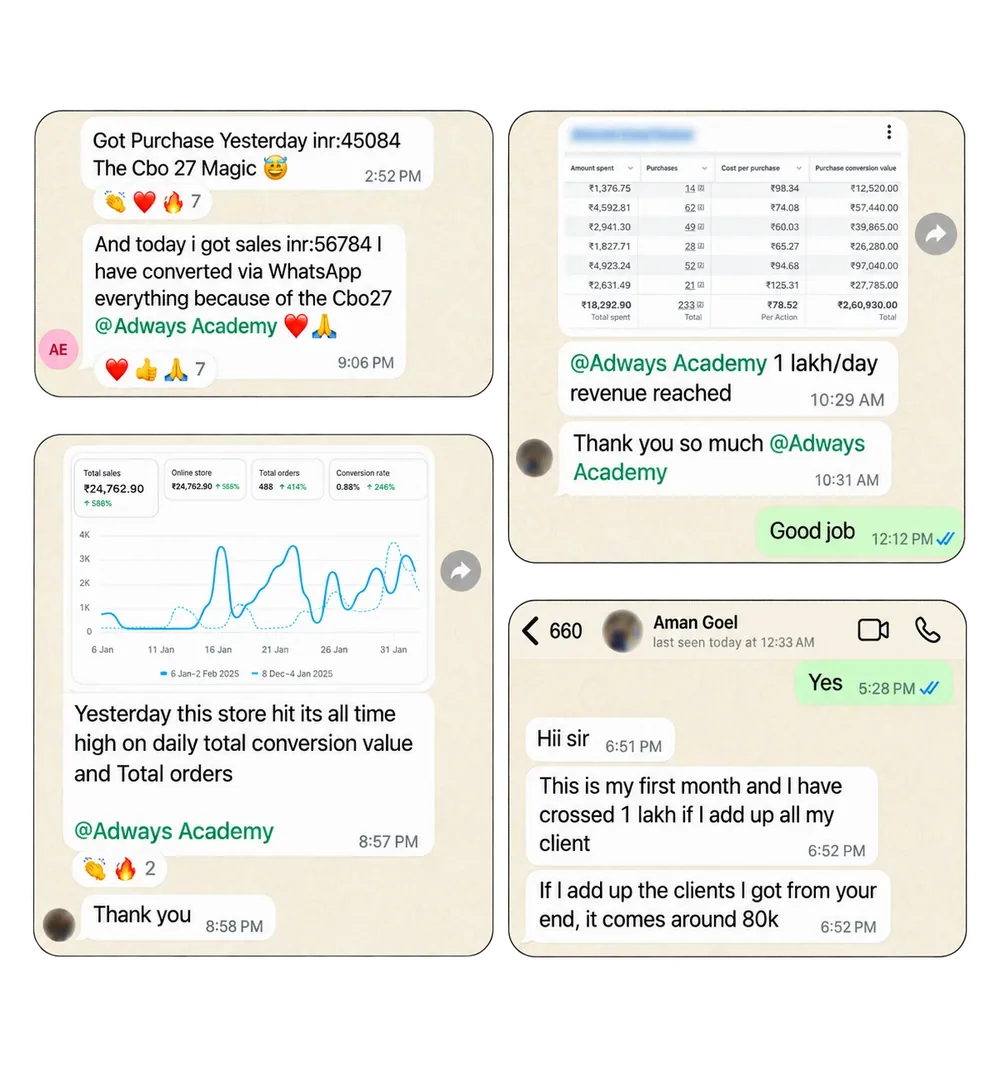 Student testimonial collage 5